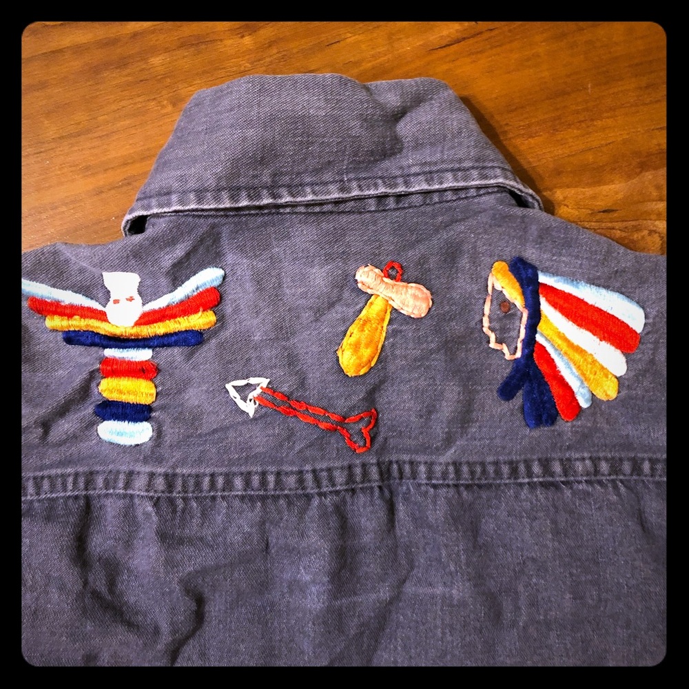 Vintage Jean shirt Youth size s-m